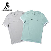 Load image into Gallery viewer, Pioneer Camp fashion hit color T-shirt men brand-clothing thin summer T shirt male quality stretch Tshirt ADT801066