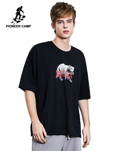 Pioneer Camp Summer Short T Shirt Men Brand Clothing Cotton Top Quality Male T-shirt Print Tshirt Men Tee Shirts ADT906179
